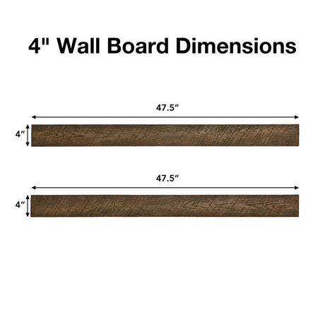 4" Pearl Mantels Woodland Non-Combustible Wall Boards