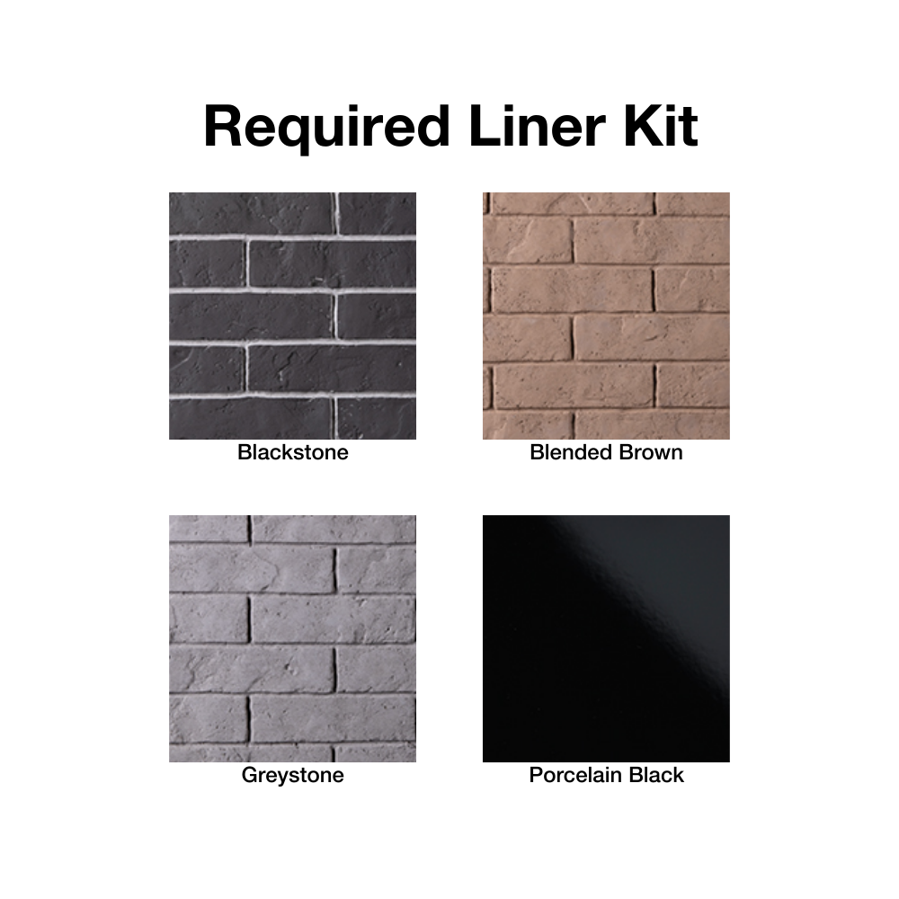 Required Liner Kit for Superior Direct Vent Gas Fireplaces