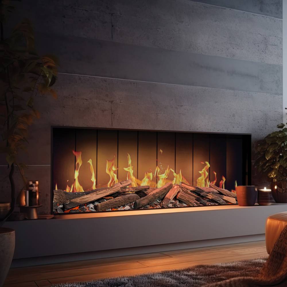 Solution Fires TrueFlame 150 3DX Single Sided Installation in Bedroom