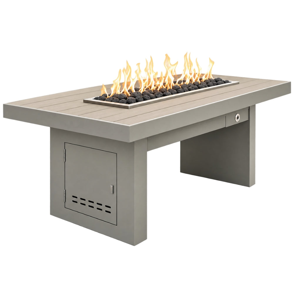 Top Fires Alameda Composite Wood Fire Table