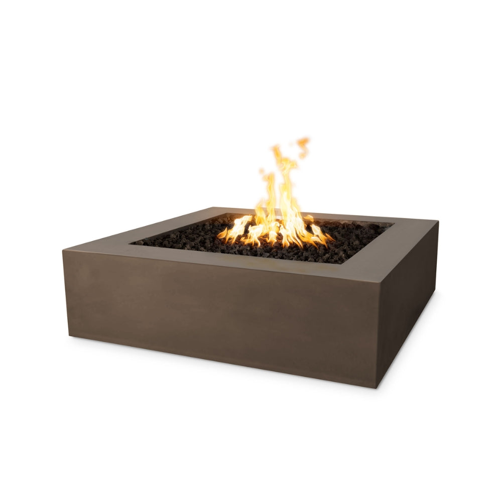 Top Fires Quad GFRC Gas Fire Pit - Match Lit Chocolate