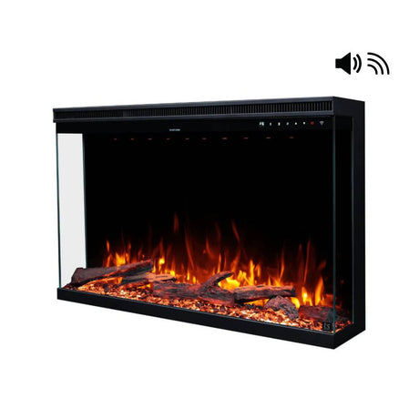 Touchstone Forte Infinity Pro 40-Inch 3-Sided Smart Electric Fireplace