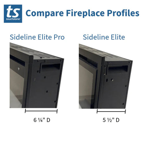 sideline elite pro and sideline elite fireplace profiles