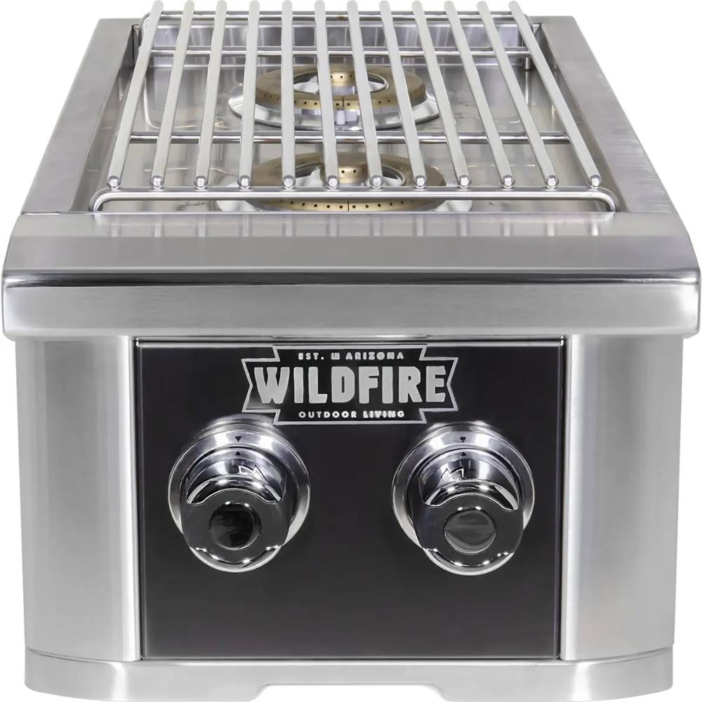 Wildfire Double Side Burner in Black