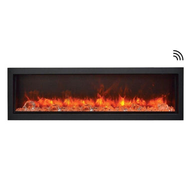 Amantii Panorama DEEP 60-Inch Built-in IndoorOutdoor Smart Electric Fireplace (BI-60-DEEP)