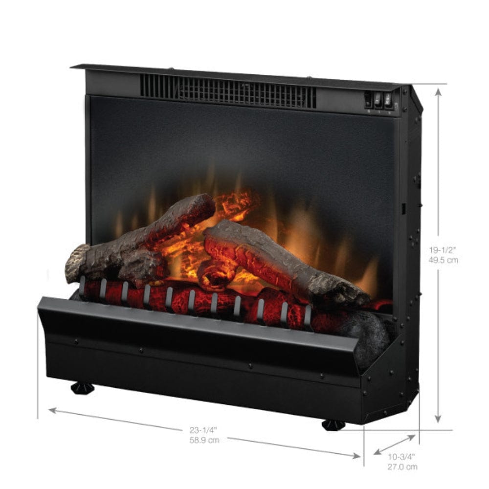 Dimplex 23-Inch Deluxe Insert Electric Firebox Specs