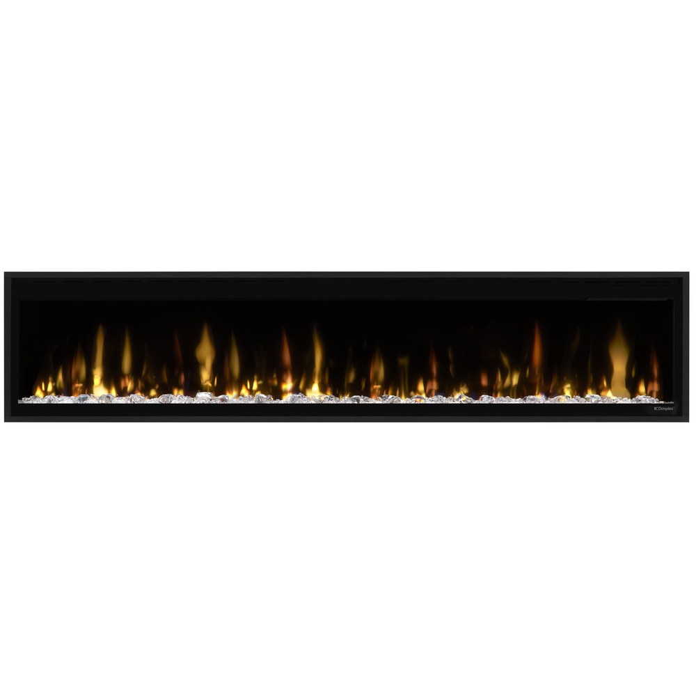 Dimplex Ignite Evolve 74-Inch Electric Fireplace with Clear Acrylic Crystal Media