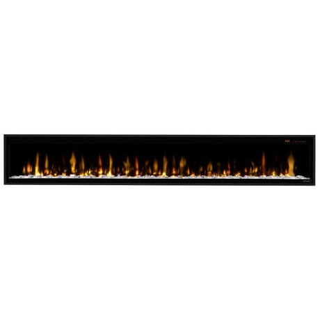 Dimplex ignite evolve 100-inch built in electric fireplace with crystal media