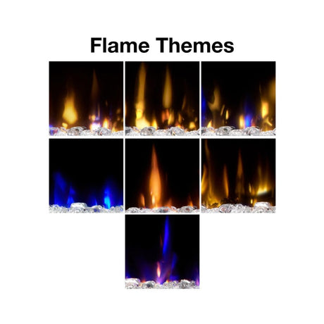 flame themes with crystals
