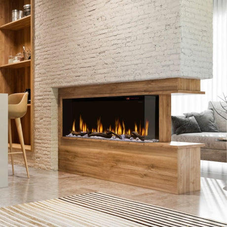 Dimplex Ignite XL Bold 50-Inch Electric Fireplace as a divider