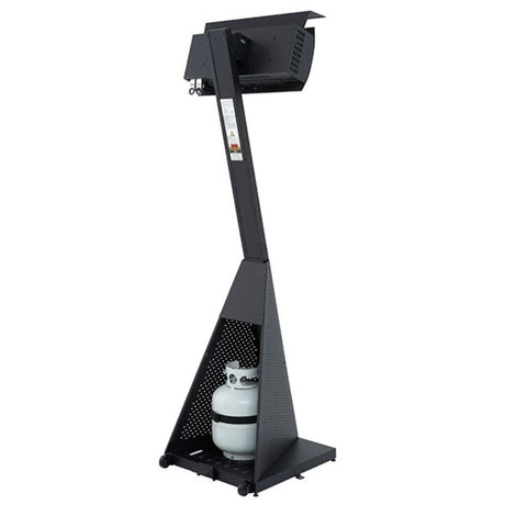 Dimplex Portable Outdoor Propane Infrared Patio Heater with propane tank storage
