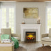 Dimplex Revillusion 24-Inch Built-in Electric Firebox in a cozy living room