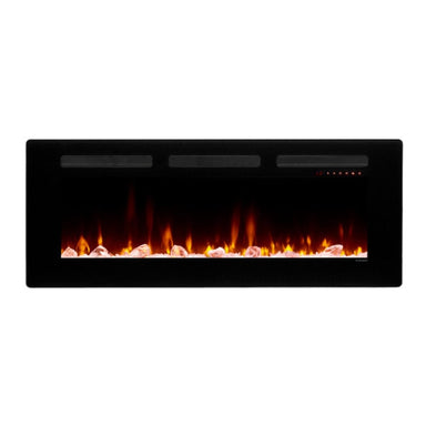 Dimplex Sierra 48-Inch Wall Mounted Electric Fireplace with crystals