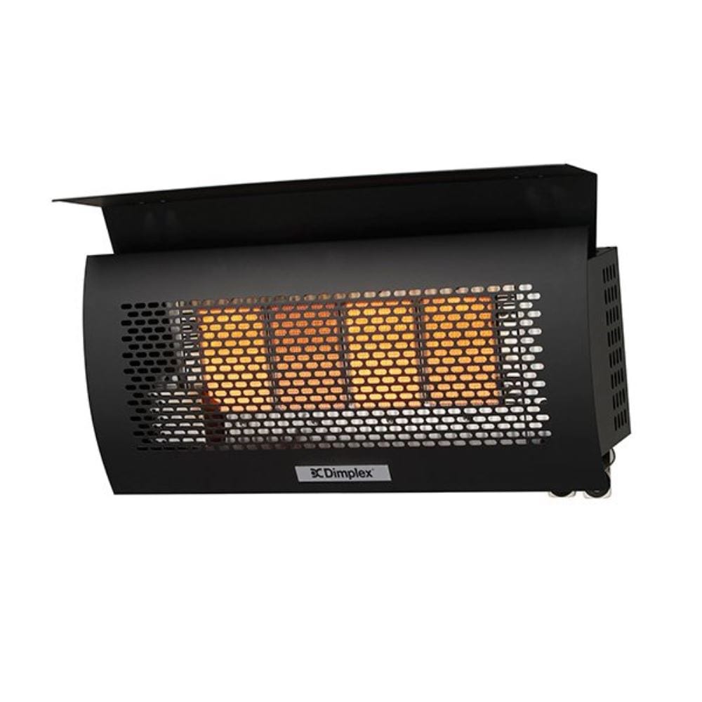 Dimplex Wall-Mounted Outdoor Natural Gas Infrared Patio Heater with heat shield