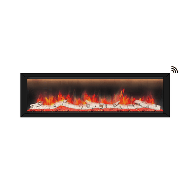 Dynasty Allegro Series Built-in/Flush Mounted Smart Electric Fireplace