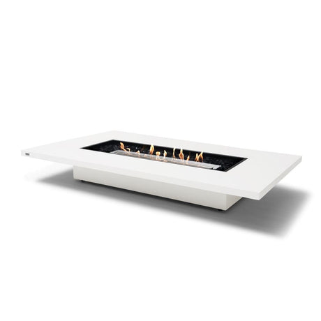 EcoSmart Fire Daiquiri 70-Inch Rectangular Fire Pit Table in Bone