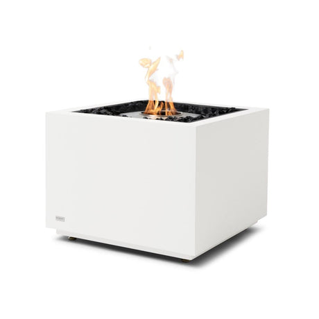 EcoSmart Fire Sidecar 24-Inch Square Fire Pit Table in Bone