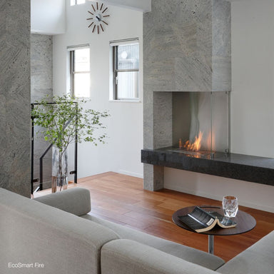 EcoSmart Fire XL500 Ethanol Fireplace Burner on a countertop