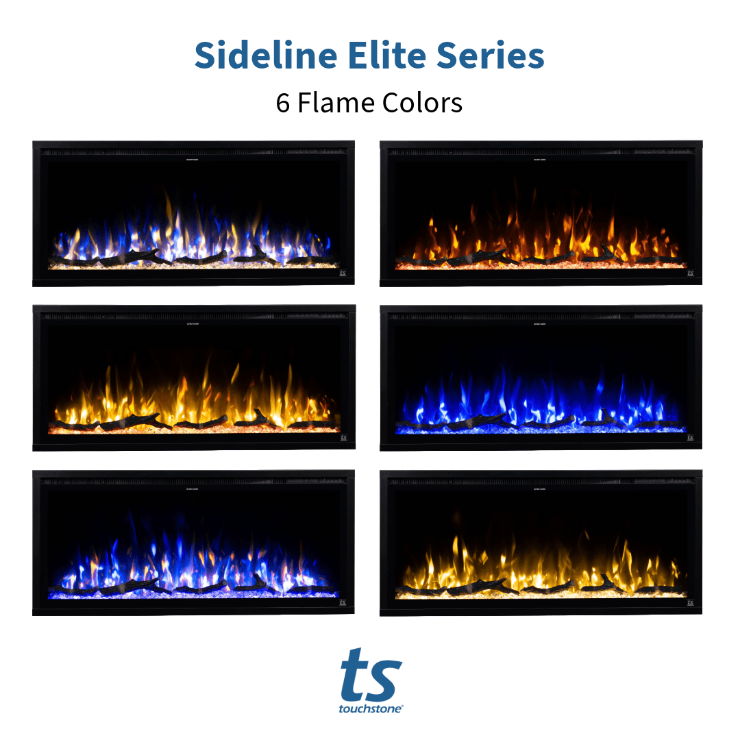 Touchstone Forte Elite 40-Inch Freestanding flame color options