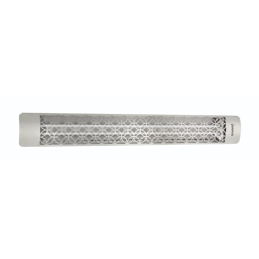 Eurofase 6000W Stainless Steel Infrared Electric Heater with clover decor plate