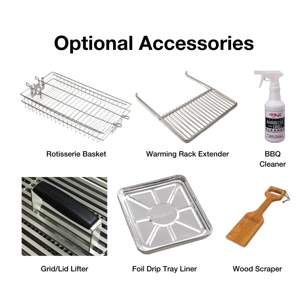 Fire Magic Aurora A660i 33-Inch Built-In Gas Grill optional accessories