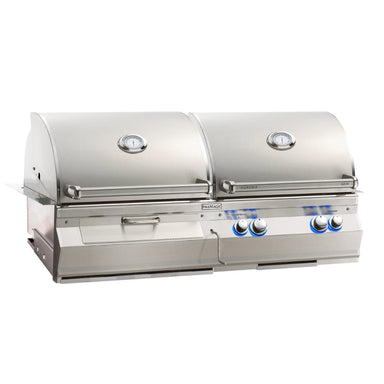 Charcoal and Gas Grill Combo