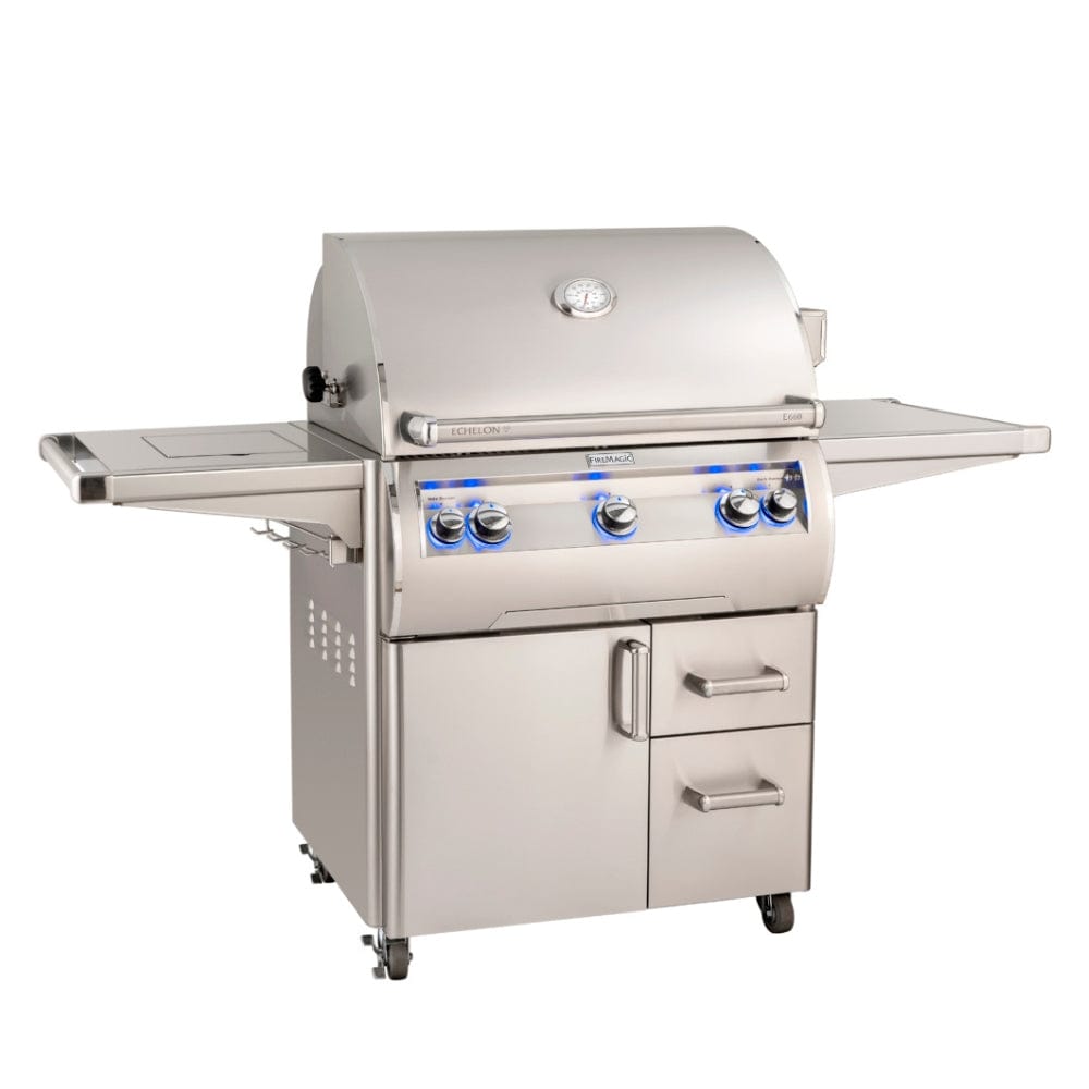 Fire Magic Echelon E660s 63-Inch Portable Gas Grill with Analog Thermometer