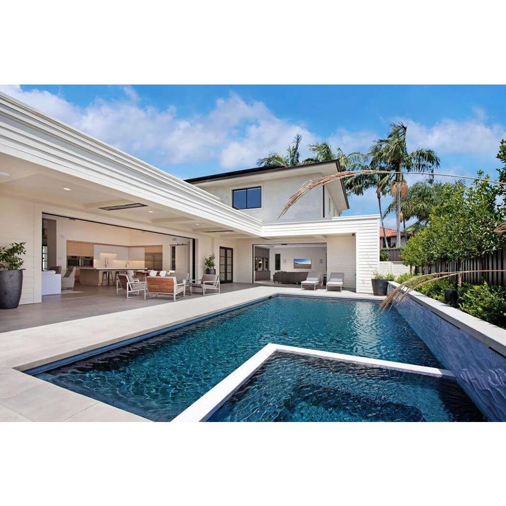 Infratech W Series heater flush mounted in poolside patio