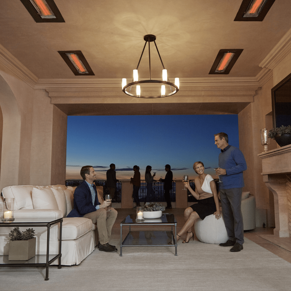 Infratech WD Electric heater flush mounted in ceiling