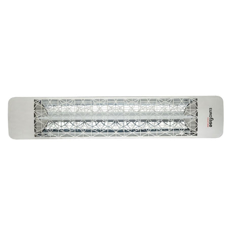 Eurofase 1500w white infrared electric heater with astra decor plate