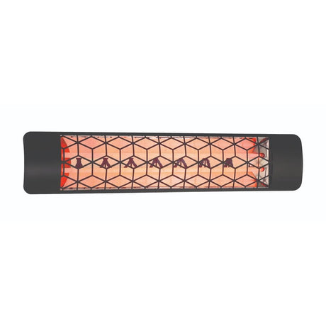 Eurofase 5000W Black Infrared Electric Heater with stella decor plate