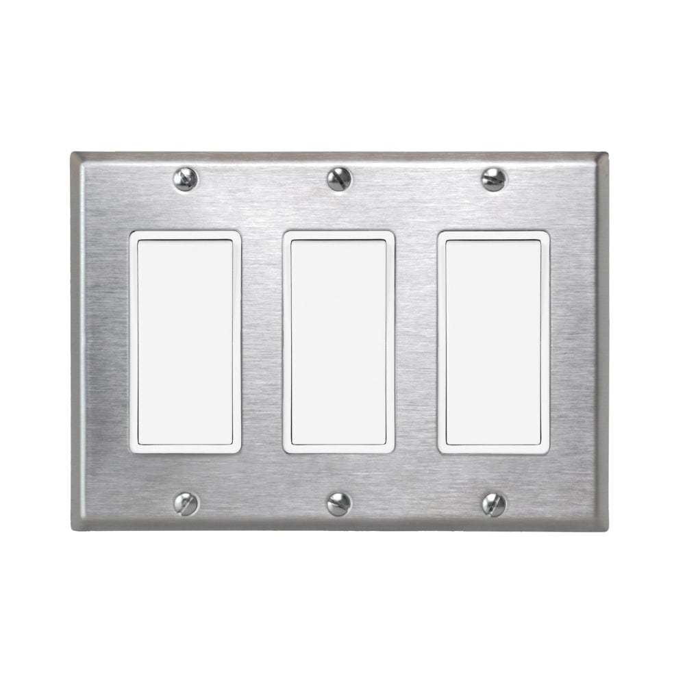 Eurofase 3 Simple ON/OFF Switch in Stainless Steel