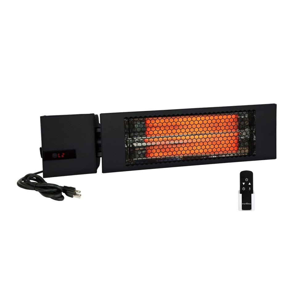 King Electric SmartWave 24-Inch 1500 Watt Infrared Radiant Patio Heater with 15A Plug