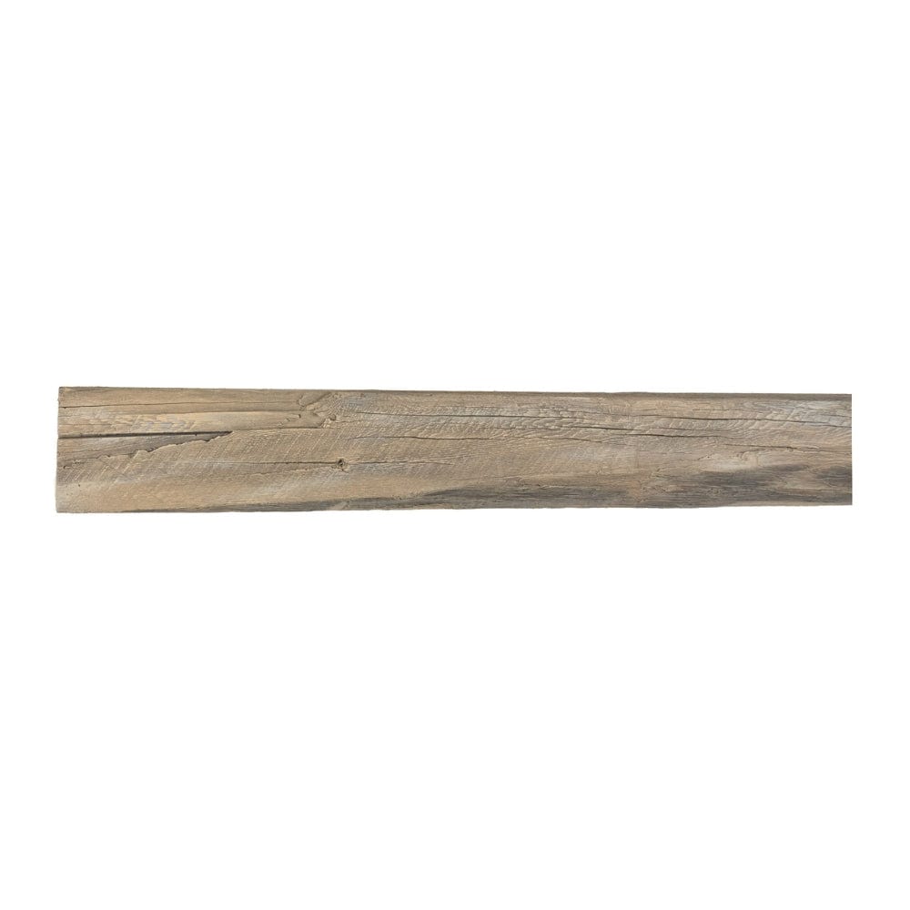 Lexington Hearth Cabin Pine Concrete Mantel Shelf - Pale Honey Close Up