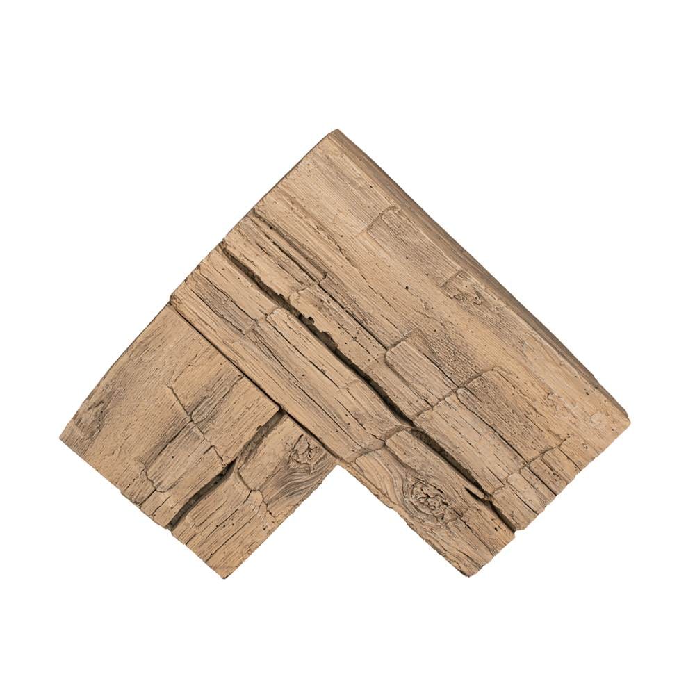 Lexington Hearth Tobacco Barn Mantel Corner - Pale Honey