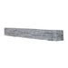 Side View of Lexington Hearth Tobacco Barn Concrete Mantel - Weathered Gray