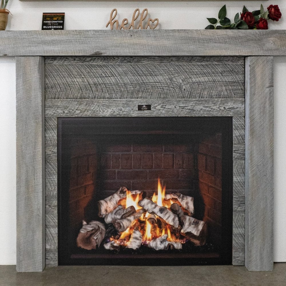 lexington hearth wall boards - weathered grey