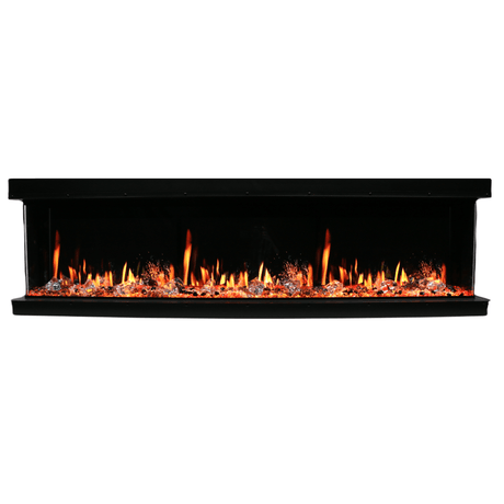 Litedeer Homes Warmcastle 3-Sided Smart Electric Fireplace with Natural Flame