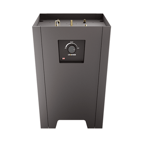 Live Outdoor Firestorm Series I Portable Propane Fire Pit in Brown