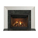 Majestic Zimmer 60-Inch Wood Mantel with fireplace