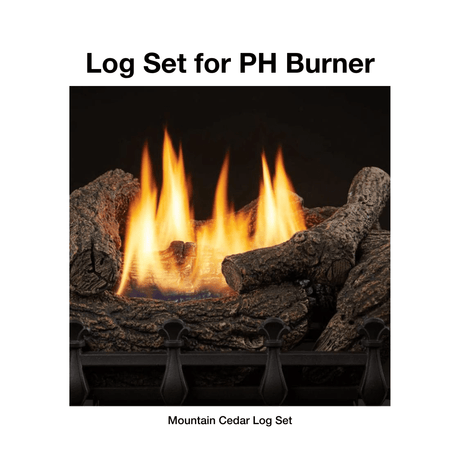 Mountain Cedar Log Set for PH Burner