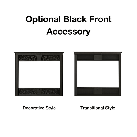 Optional black front accessory