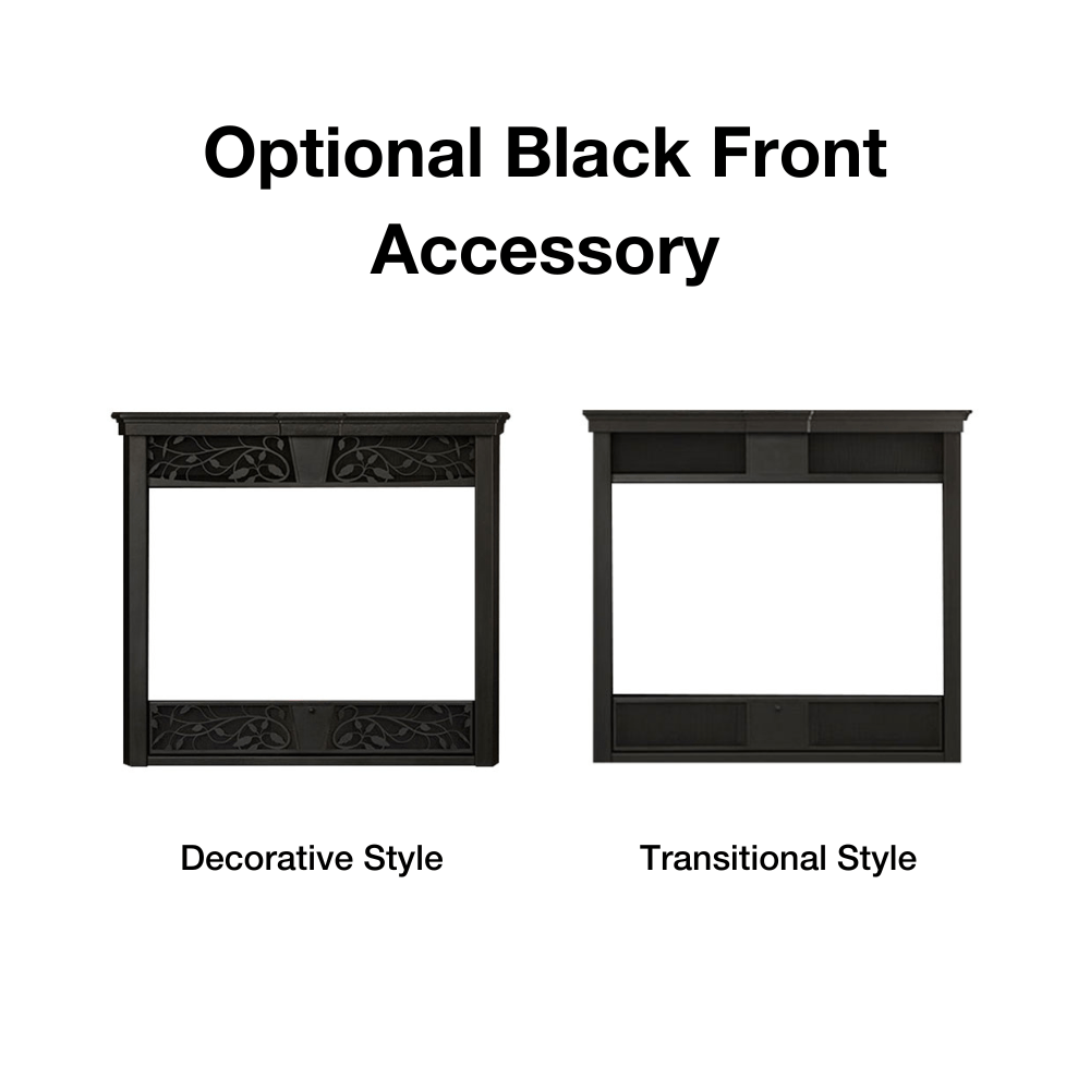 Optional black front accessory