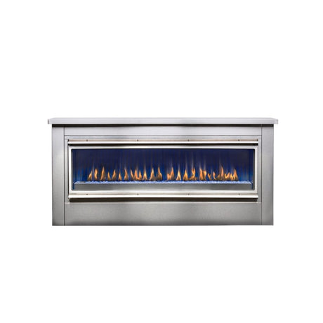 montigo mahana PL60VO gas fireplace with enclosure