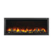 napoleon astound 62-inch built-in electric fireplace with driftwood logs