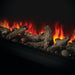 napoleon astound electric fireplace driftwood logs