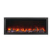 napoleon astound 62" built-in electric fireplace with ember bed lights