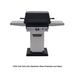Performance Grilling Systems A40 Post Mounted Gas Grill with Stainless Steel Pedestal and Base