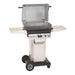 Performance Grilling Systems A40 Gas Grill with Pedestal and Portable Base, Hood Open
