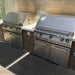 performance grilling systems pacifica s36t built in gas grill in an outdoor space